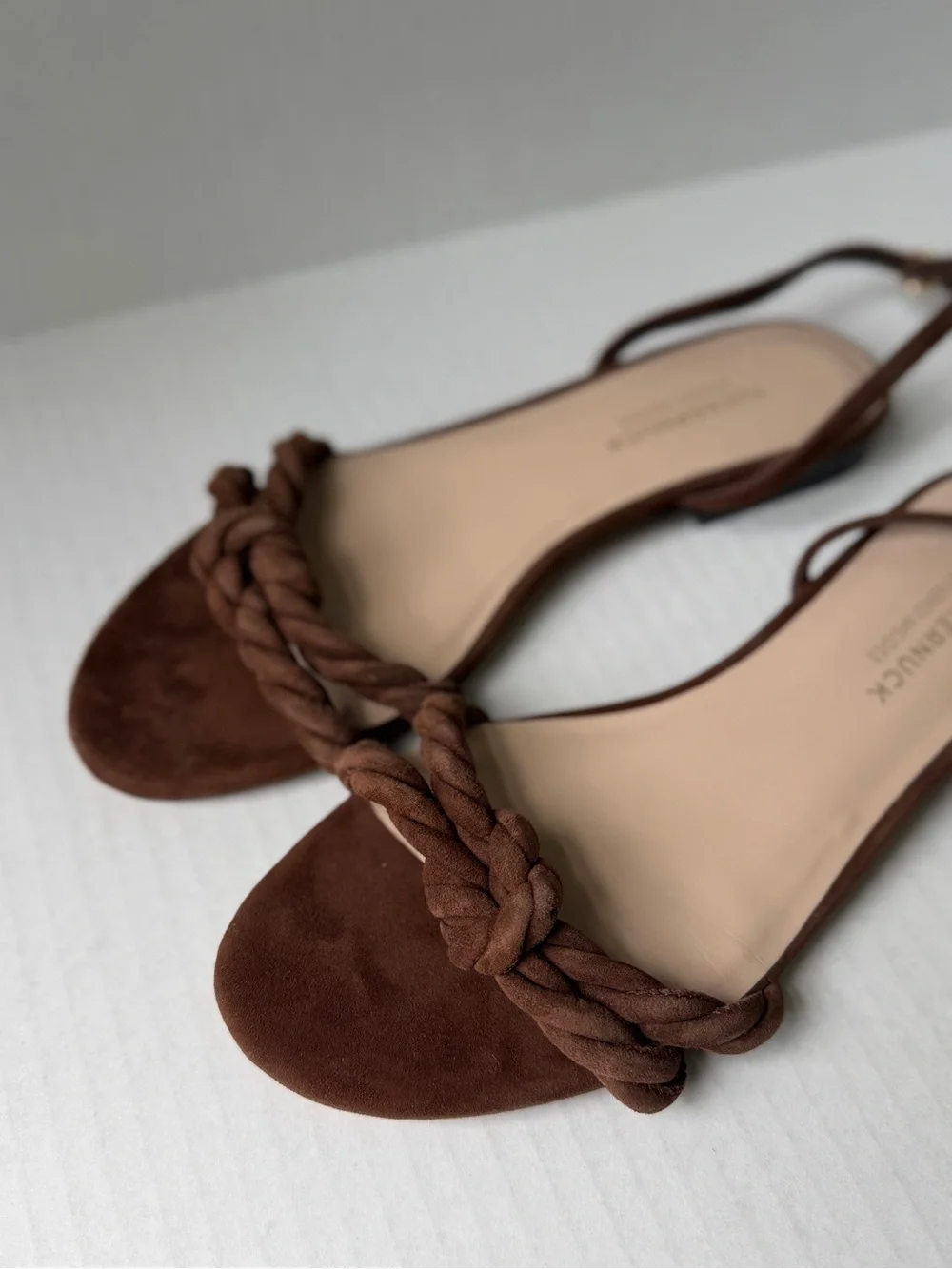 Tuckernuck Studio McGee Brown Suede Sandals 7.5